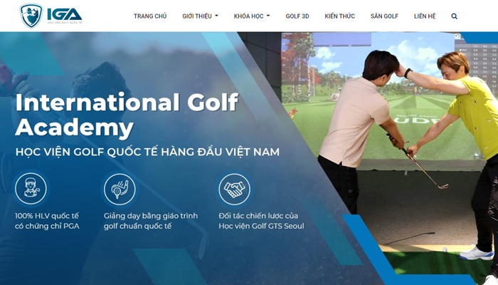 Học viện ngành golf quốc tế- International Golf Academy (IGA)