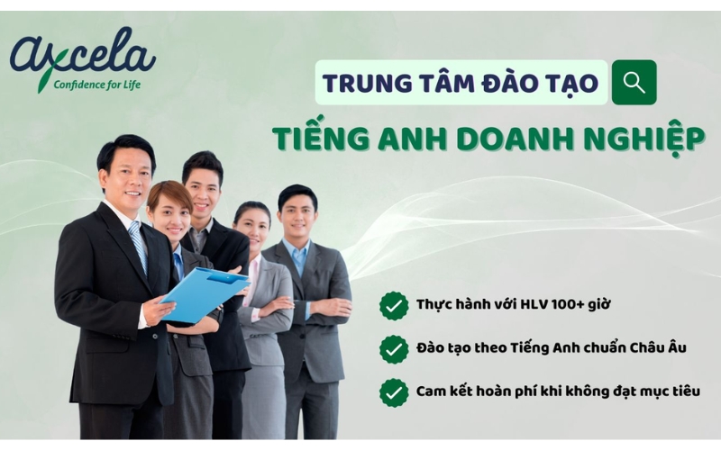 khóa học tiếng anh cho người đi làm Axcela