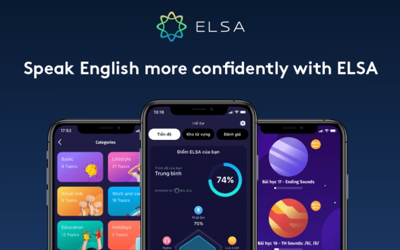 làm bài kiểm tra trình độ elsa speak