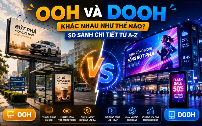 ooh và dooh khác nhau như thế nào