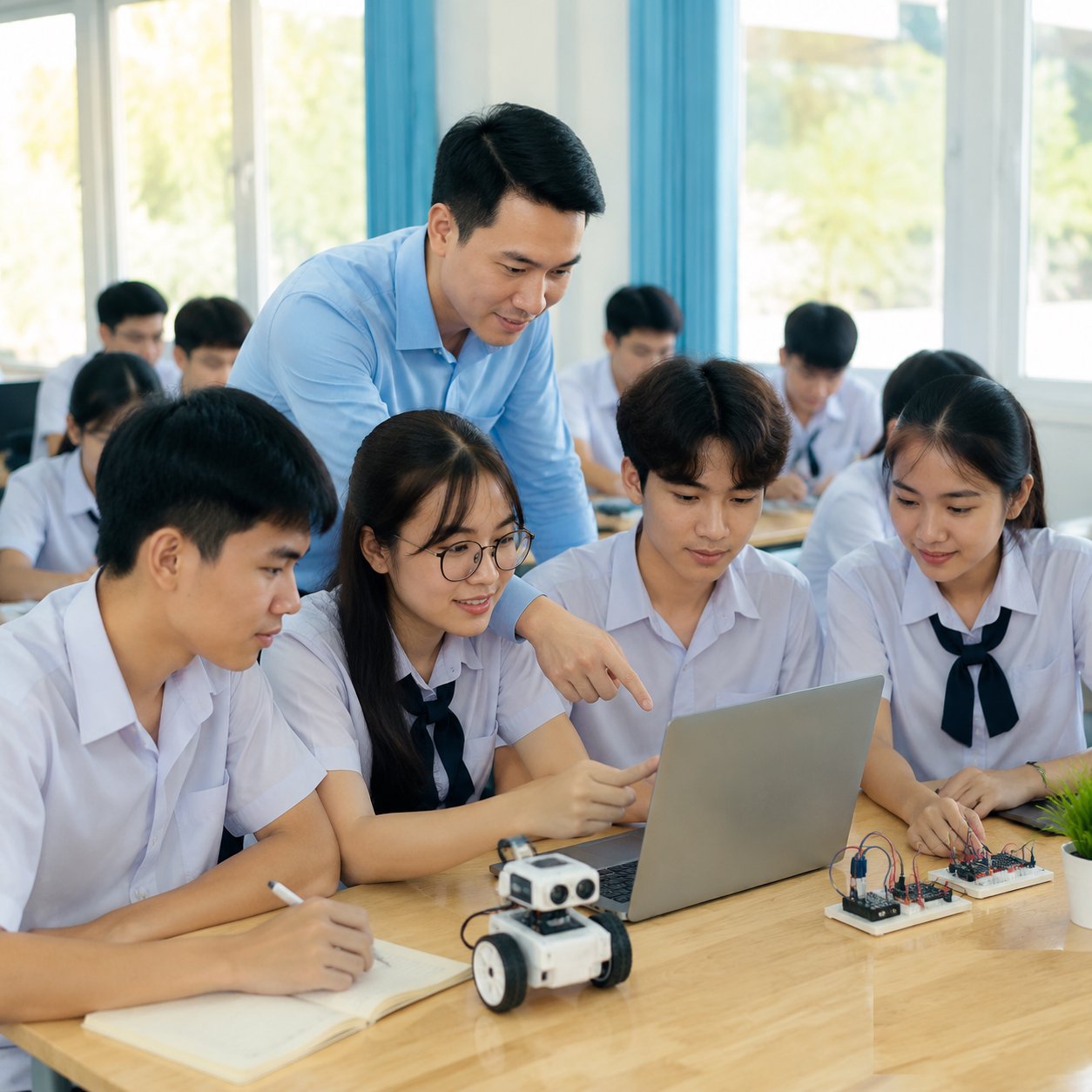 Dự án STEM lớp 12: Xây chatbot AI agent đơn giản Dự án STEM lớp 12: Xây chatbot AI agent đơn giản